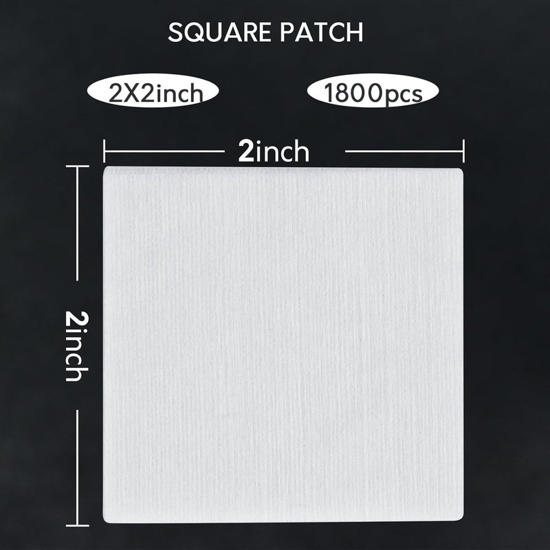 PINGMIC 1800/900PCS Gun Cleaning Patches - Absorbent Lint Free Wipes, 2'' Square Patches for Firearms 9mm .22 .30-.45Cal, Professional Cleaning Supplies - Image 4